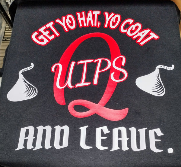 Get yo Hat, Yo Coat - Pull over hoodie (Black)